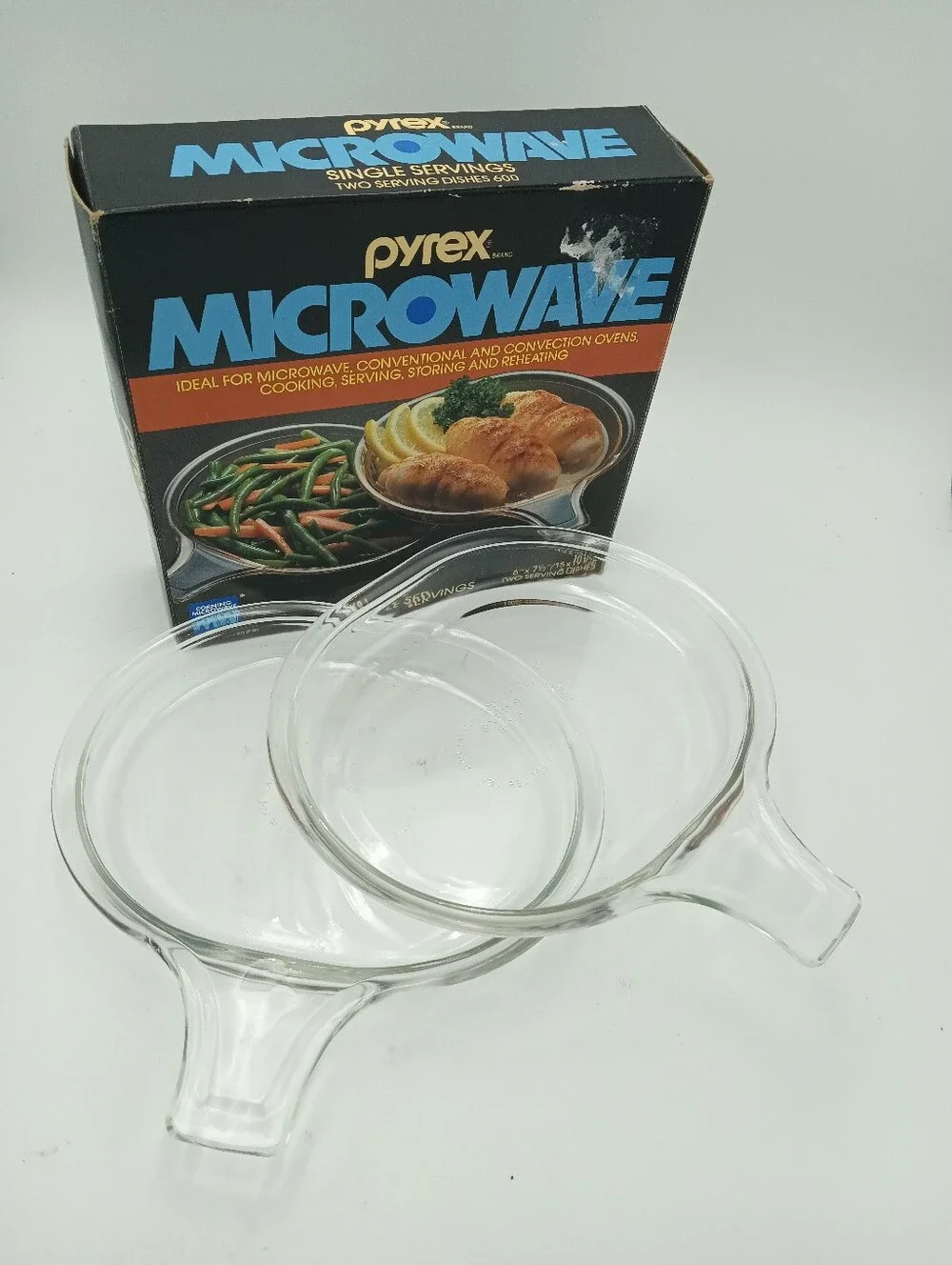 Vintage Pyrex Microwave Dishes Single Servings 6